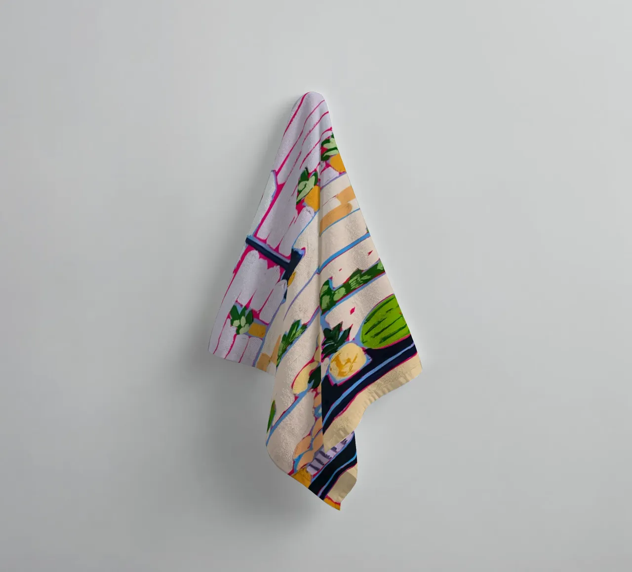 Lunch Spot with a View towel by James shop
