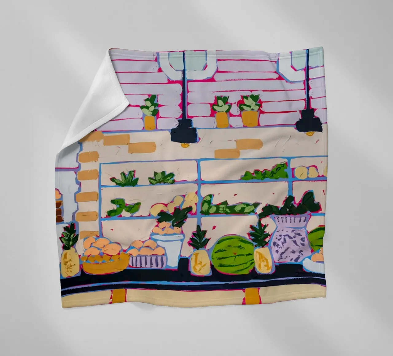 Pranzo con vista coperta in pile da James shop