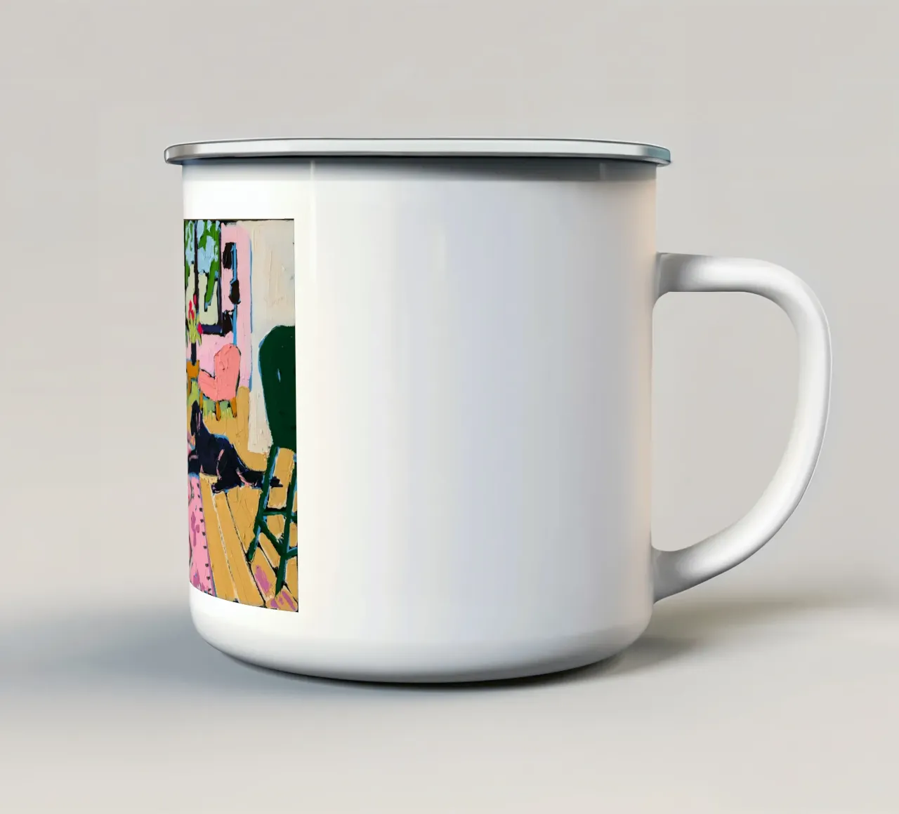 La cucina accogliente tazza in smalto da James shop