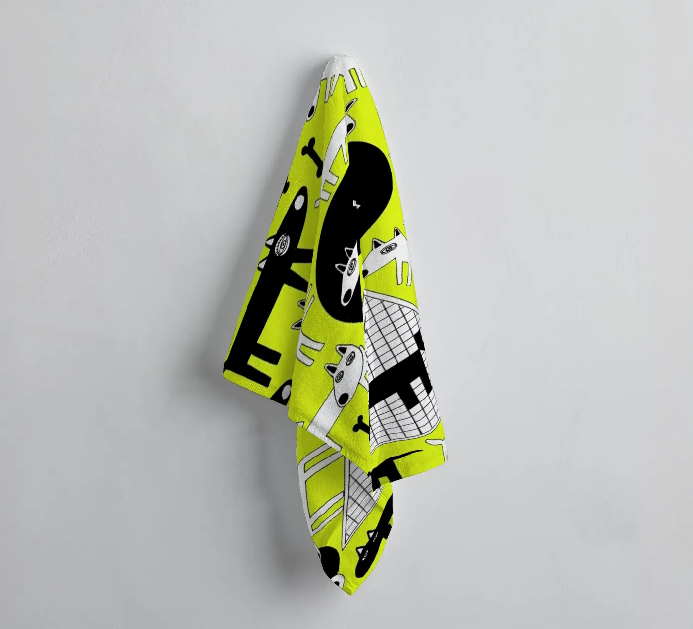 dogs asciugamano da bagno da Studio Teer