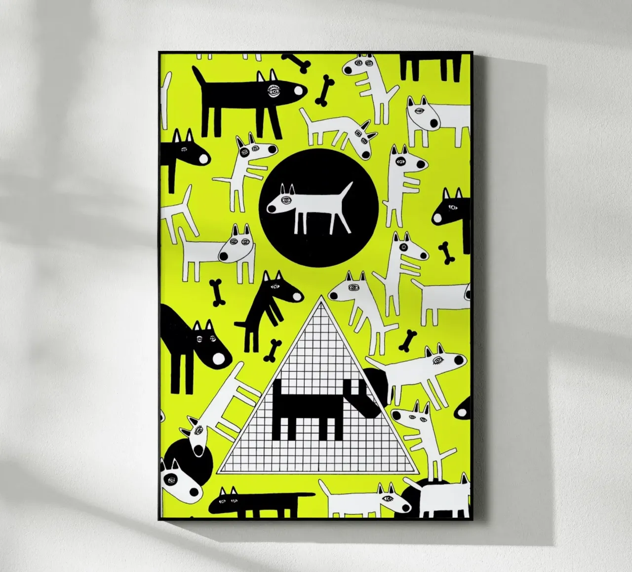 dogs acrylic glass by Studio Teer