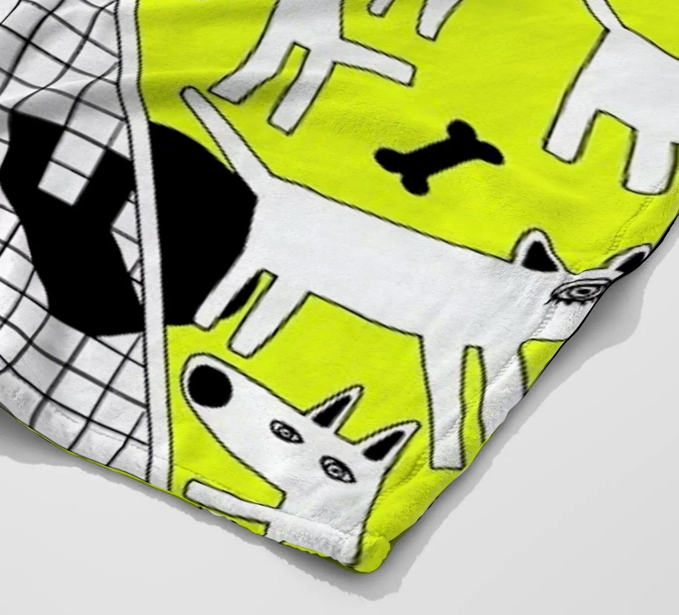 dogs Fleecedecke von Studio Teer
