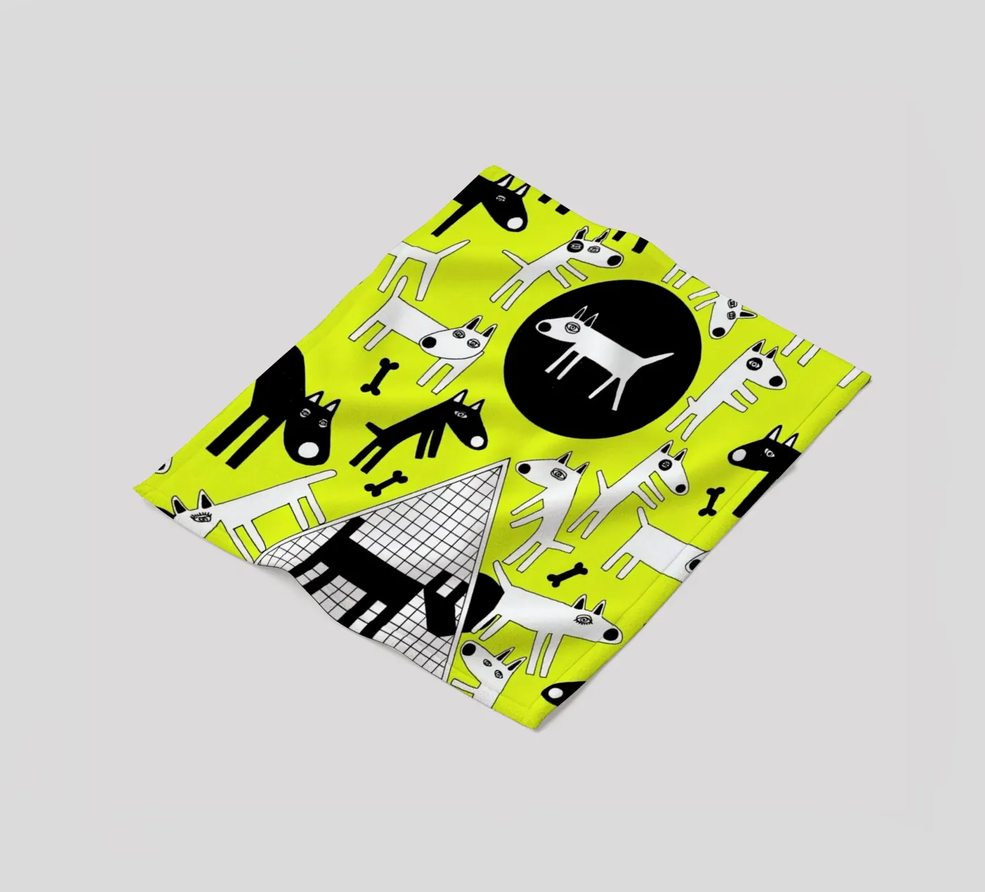 dogs Fleecedecke von Studio Teer