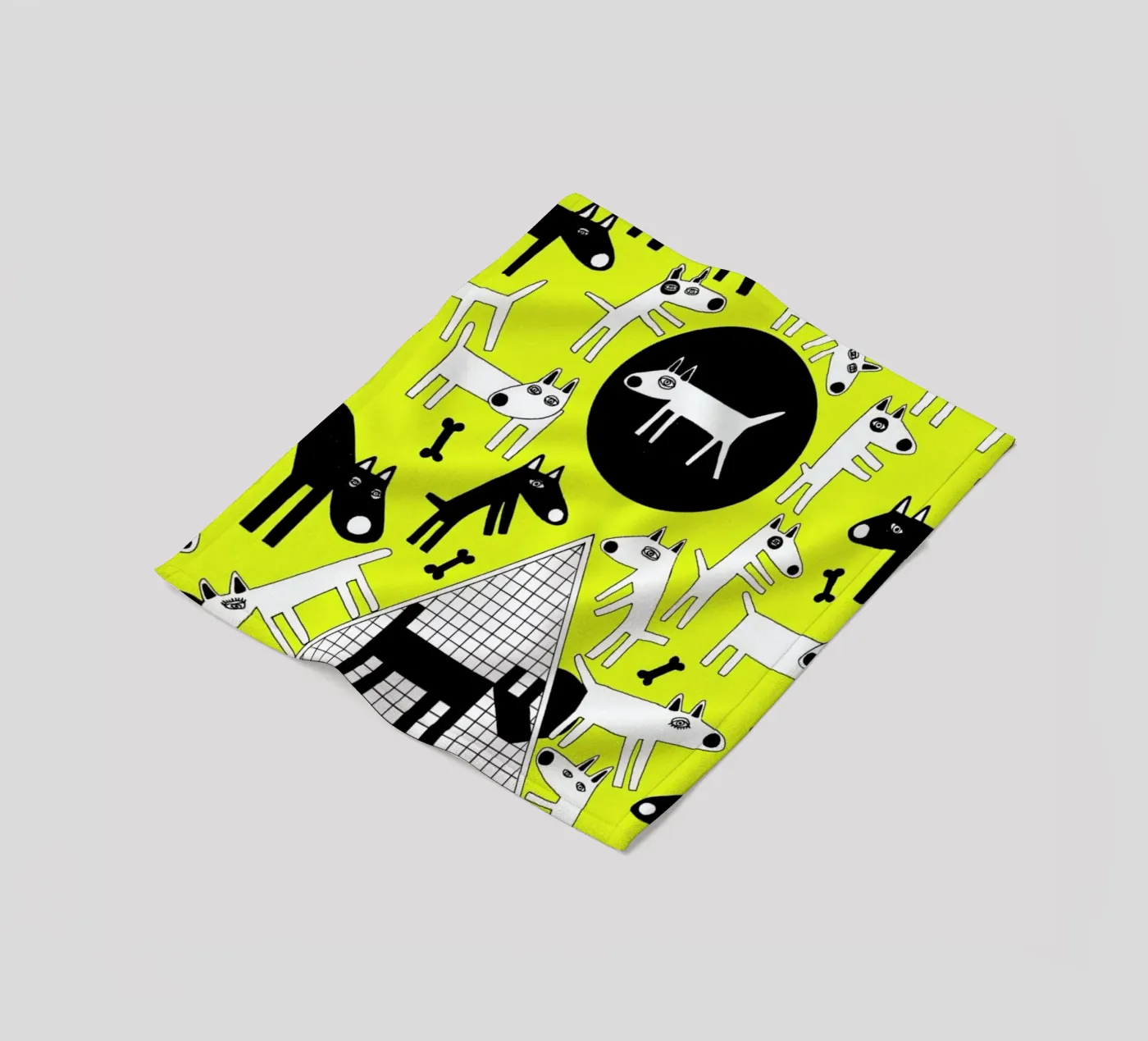 dogs Fleecedecke von Studio Teer