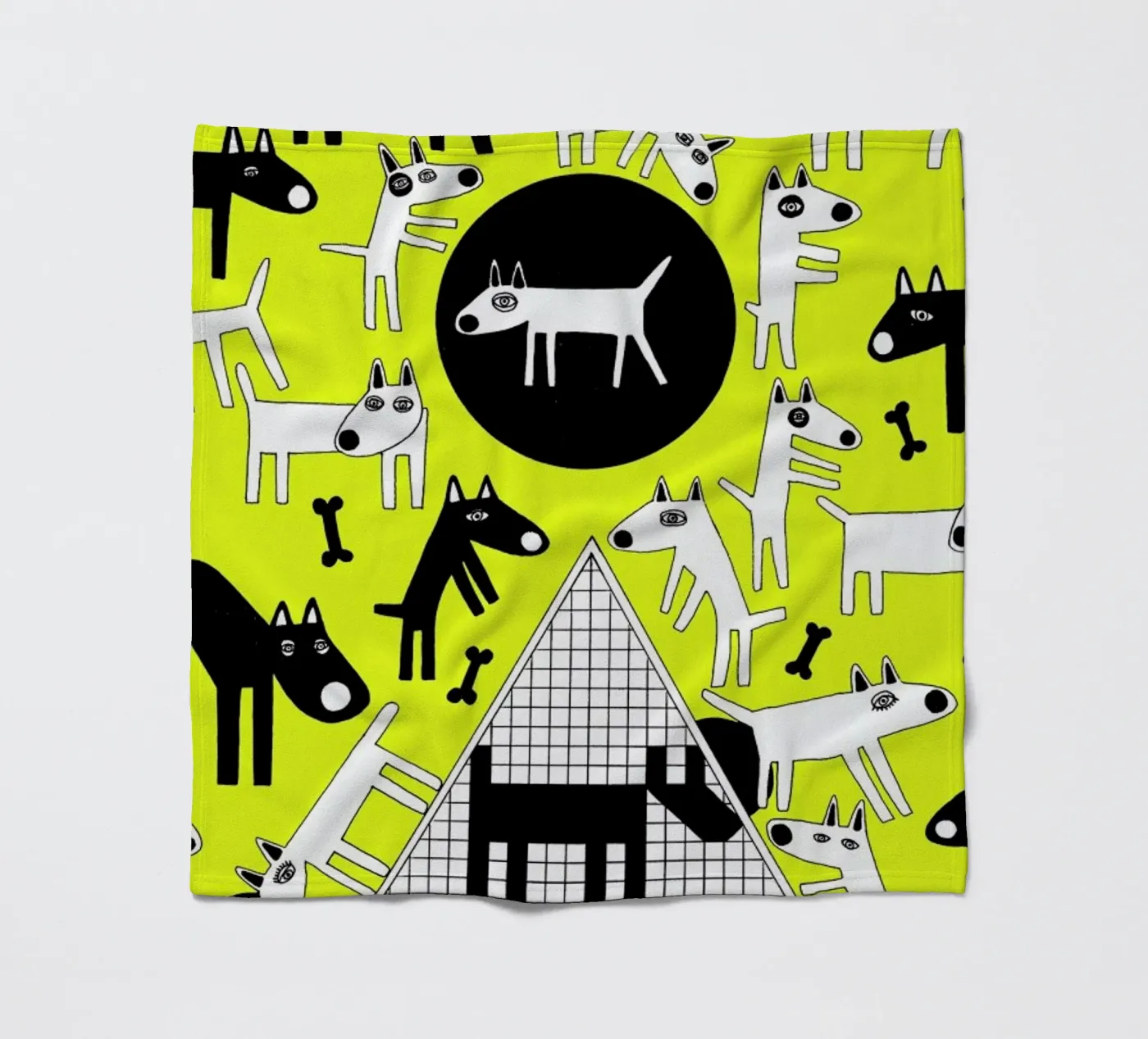 dogs Fleecedecke von Studio Teer