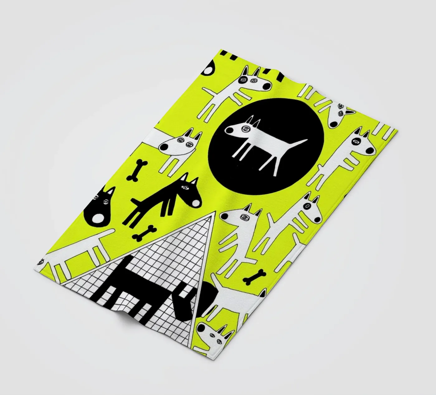 dogs Fleecedecke von Studio Teer