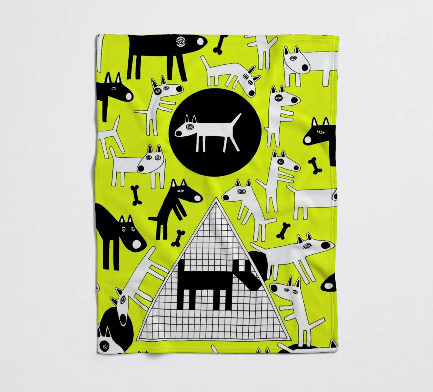 dogs Fleecedecke von Studio Teer