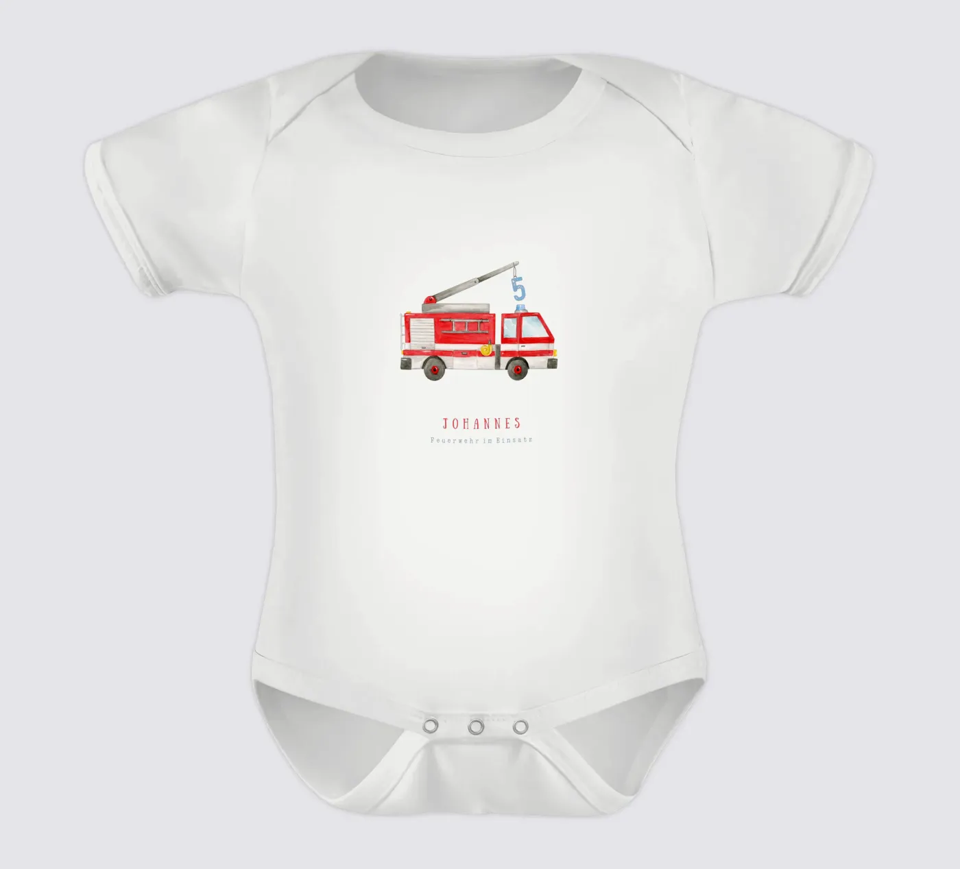 Pompiers body bébé de Kartenliebe