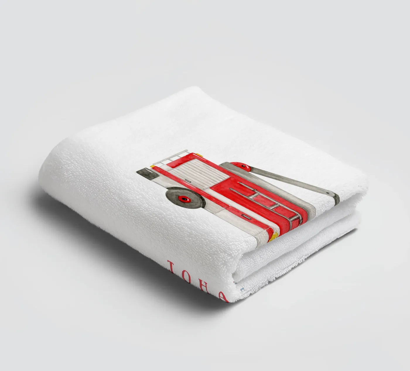 Fire brigade towel by Kartenliebe