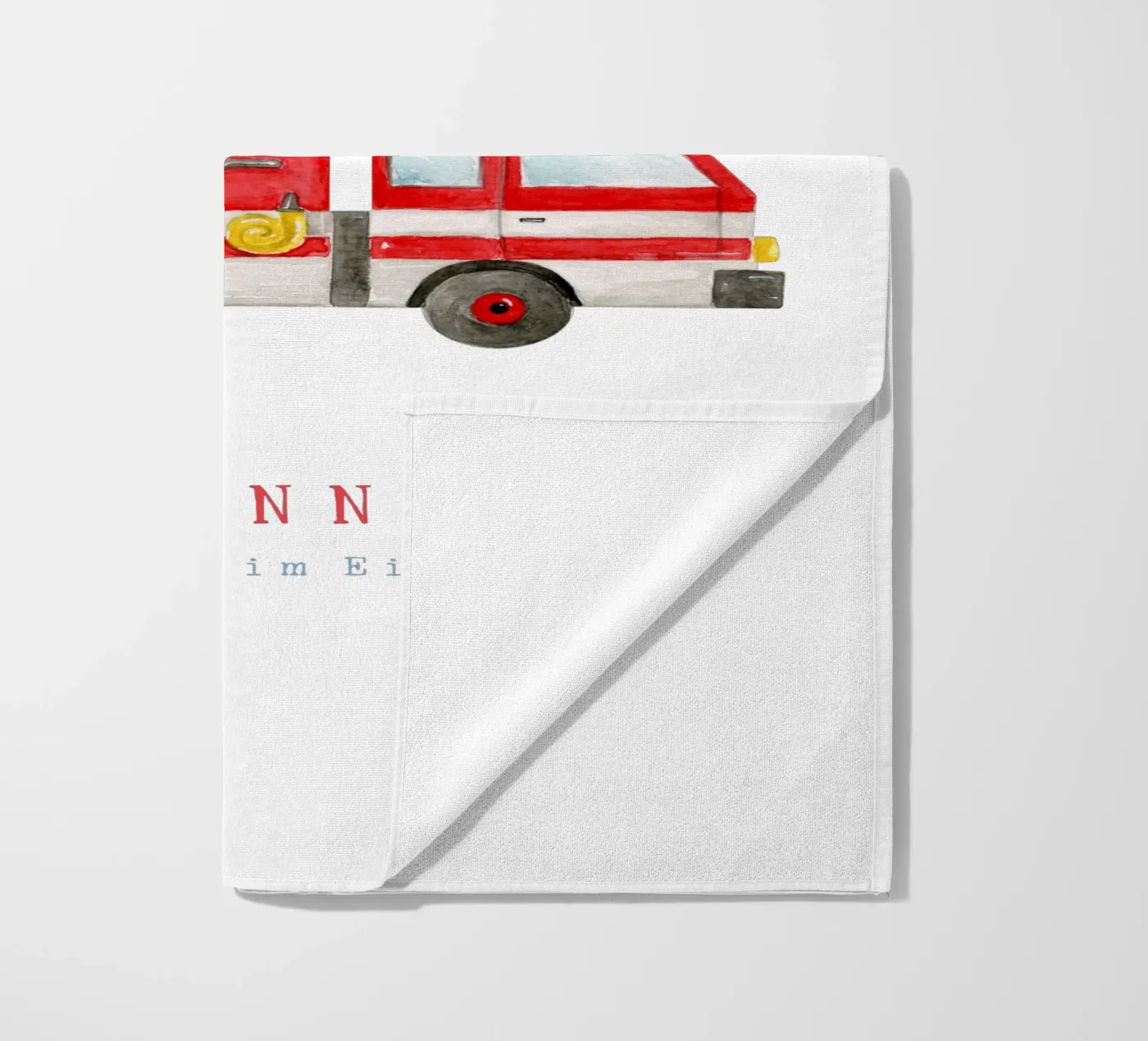 Vigili del fuoco telo mare da Kartenliebe