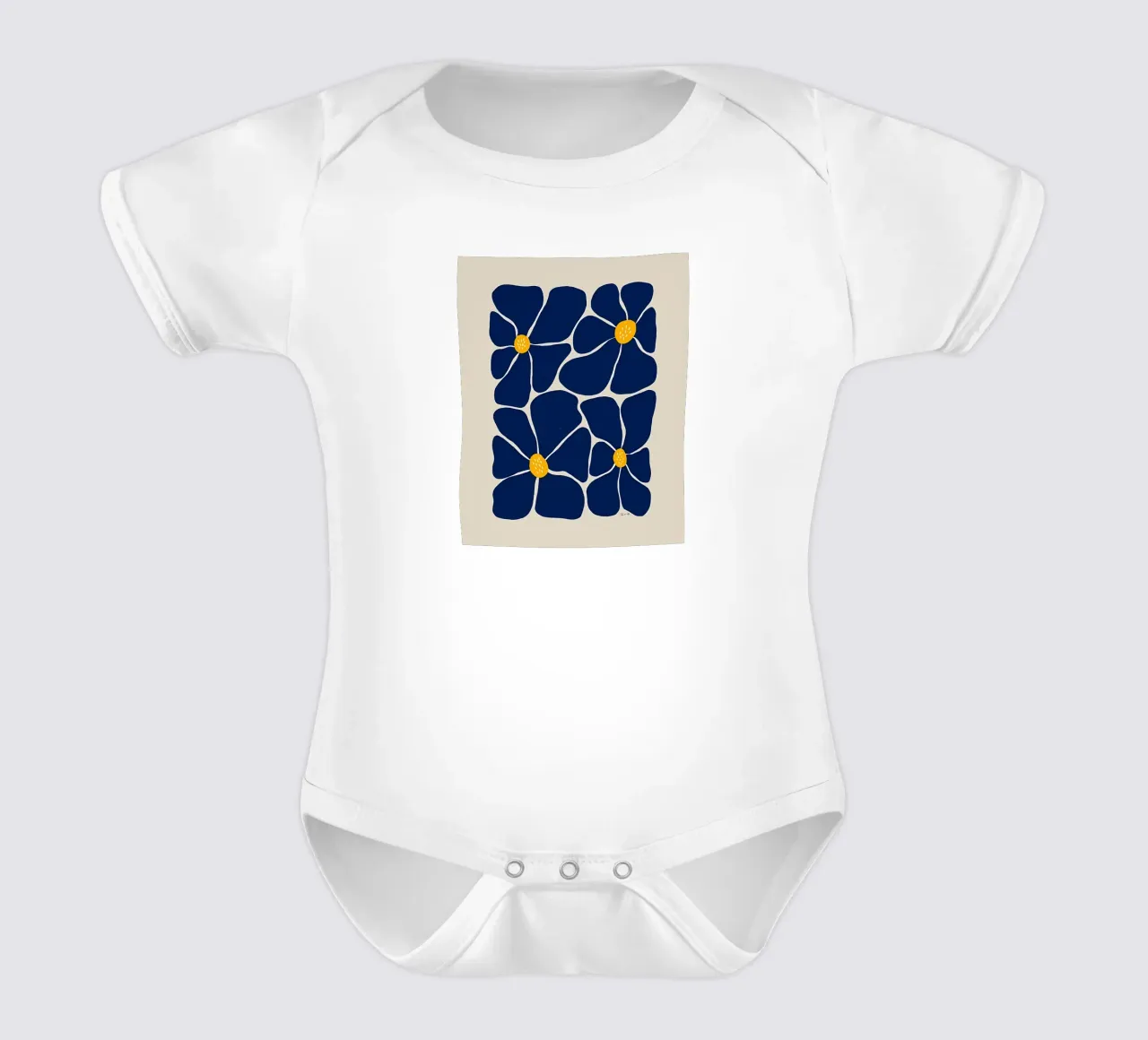 I fiori body neonato maniche corte da Daron