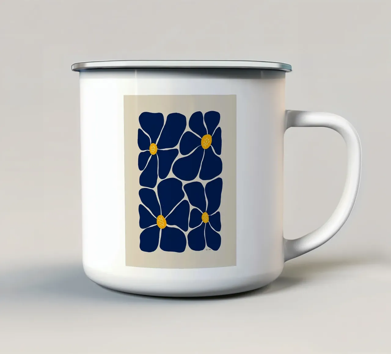 I fiori tazza in smalto da Daron