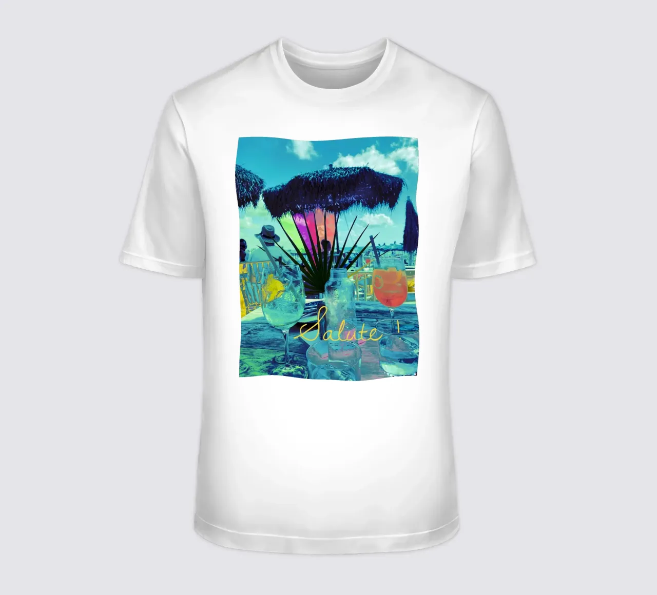 Aperitivo sulla spiaggia Salute t-shirt da Nica Colorie