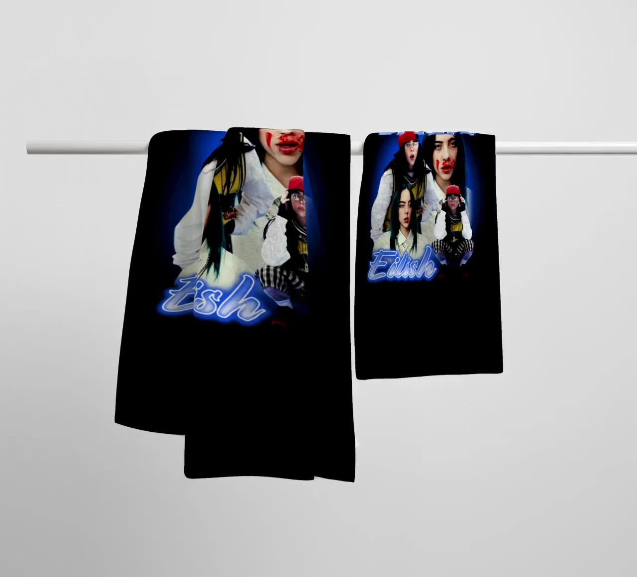 Vintage Bootleg V3 Billie Eilish asciugamano da bagno da https://www.juniqe.com/uk/shop/Henndraws
