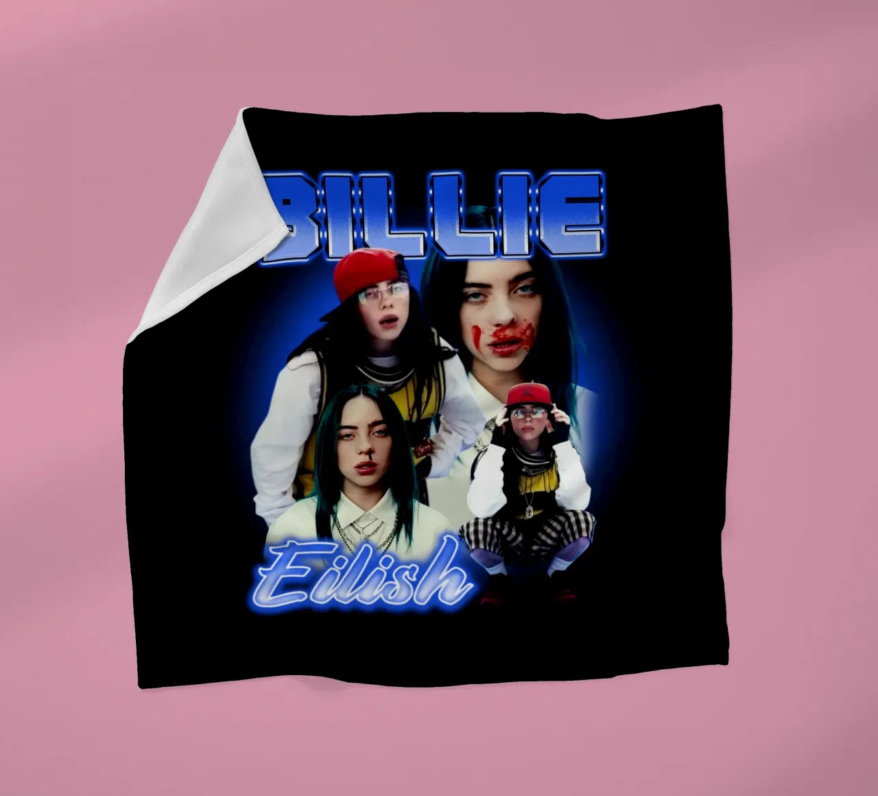Vintage Bootleg V3 Billie Eilish coperta in pile da https://www.juniqe.com/uk/shop/Henndraws