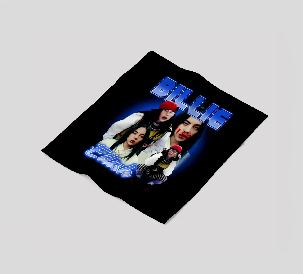 Vintage Bootleg V3 Billie Eilish coperta in pile da https://www.juniqe.com/uk/shop/Henndraws