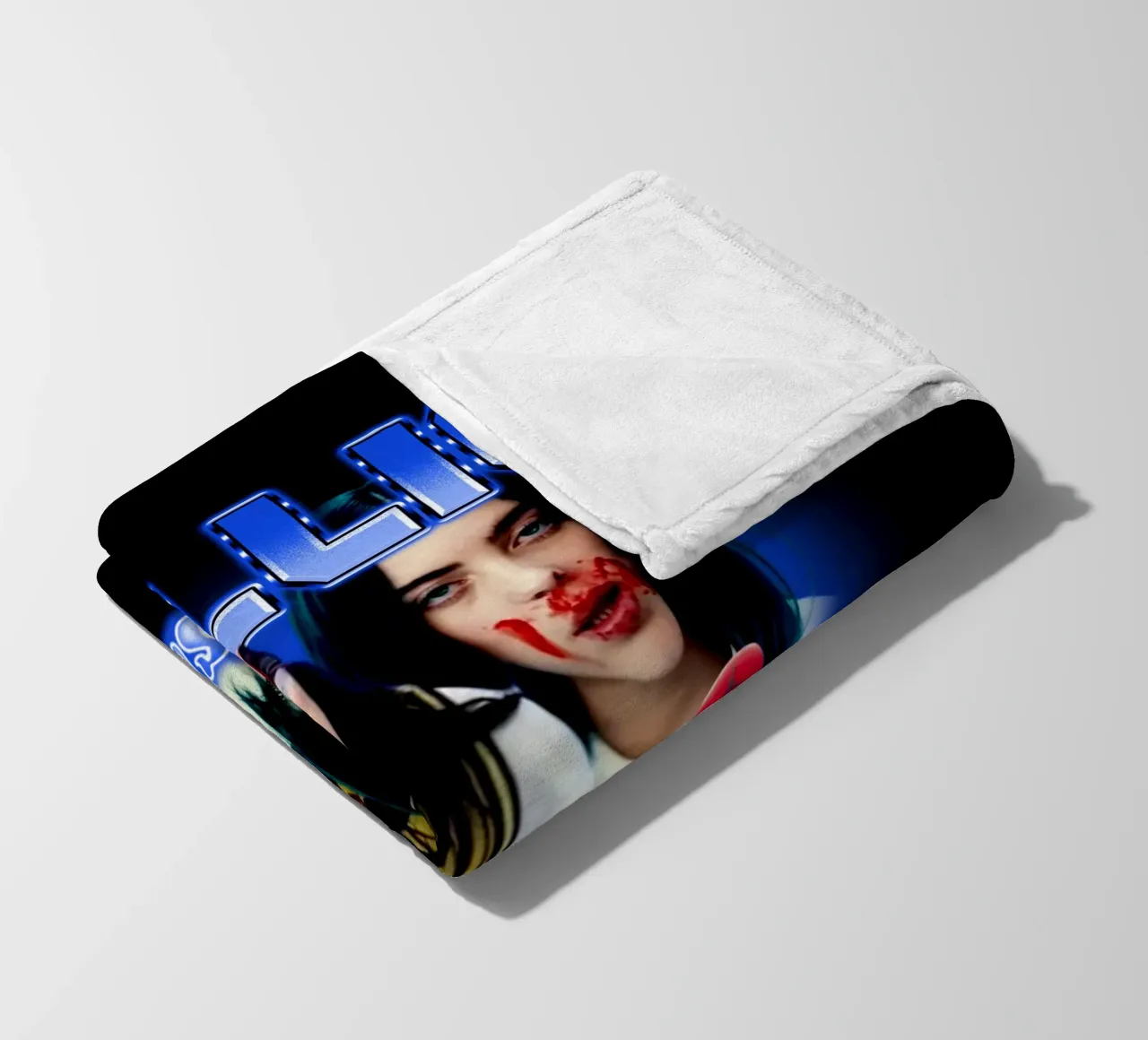Vintage Bootleg V3 Billie Eilish coperta in pile da https://www.juniqe.com/uk/shop/Henndraws