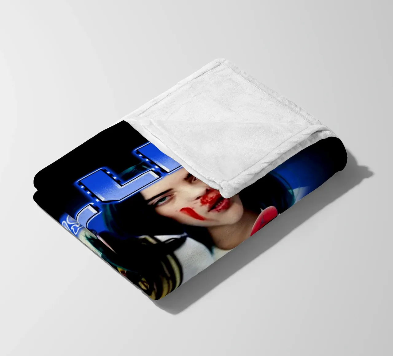 Vintage Bootleg V3 Billie Eilish coperta in pile da https://www.juniqe.com/uk/shop/Henndraws