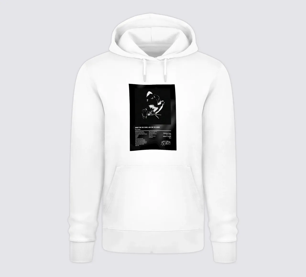 Shoot for the Stars, Aim for the Moon (2020) Pop Smoke felpa con cappuccio da DGUnder