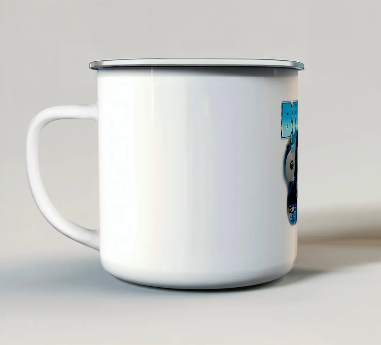 Vintage Bootleg V4 Billie Eilish tazza in smalto da https://www.juniqe.com/uk/shop/Henndraws