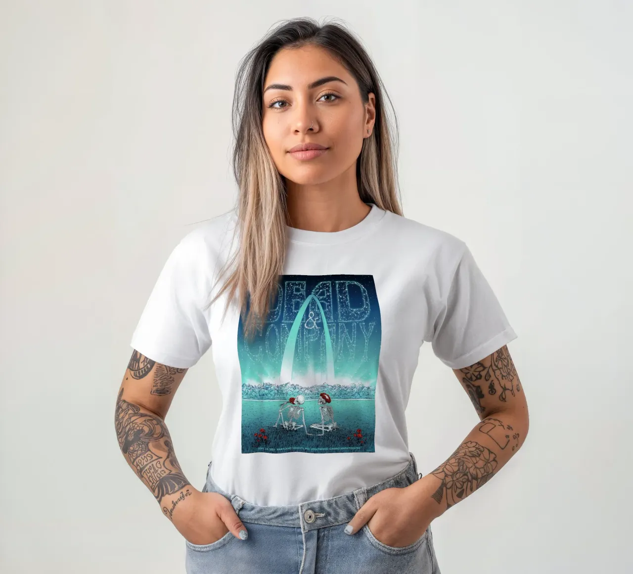 dead and company st louis 2021 t-shirt da martina