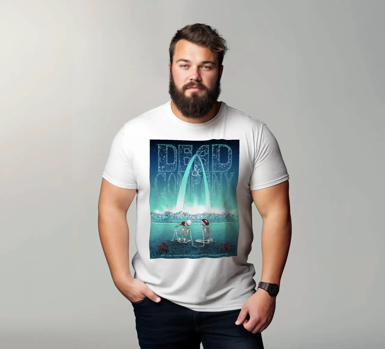 dead and company st louis 2021 t-shirt da martina