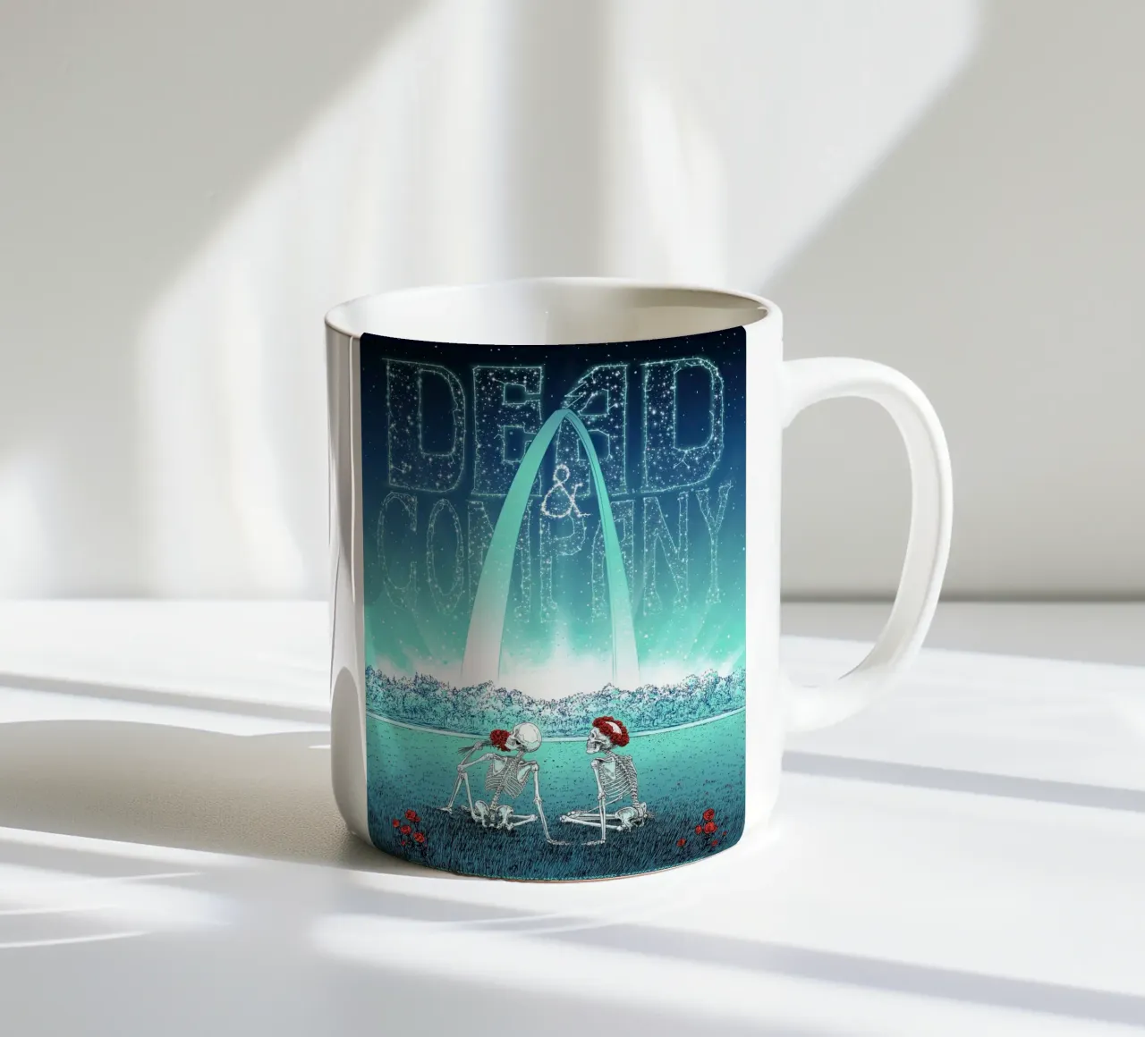 dead and company st louis 2021 tazza in ceramica da martina