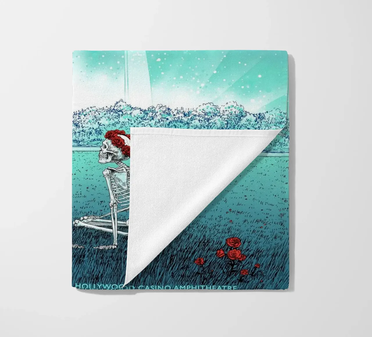 dood en gezelschap st louis 2021 strandhanddoek van martina