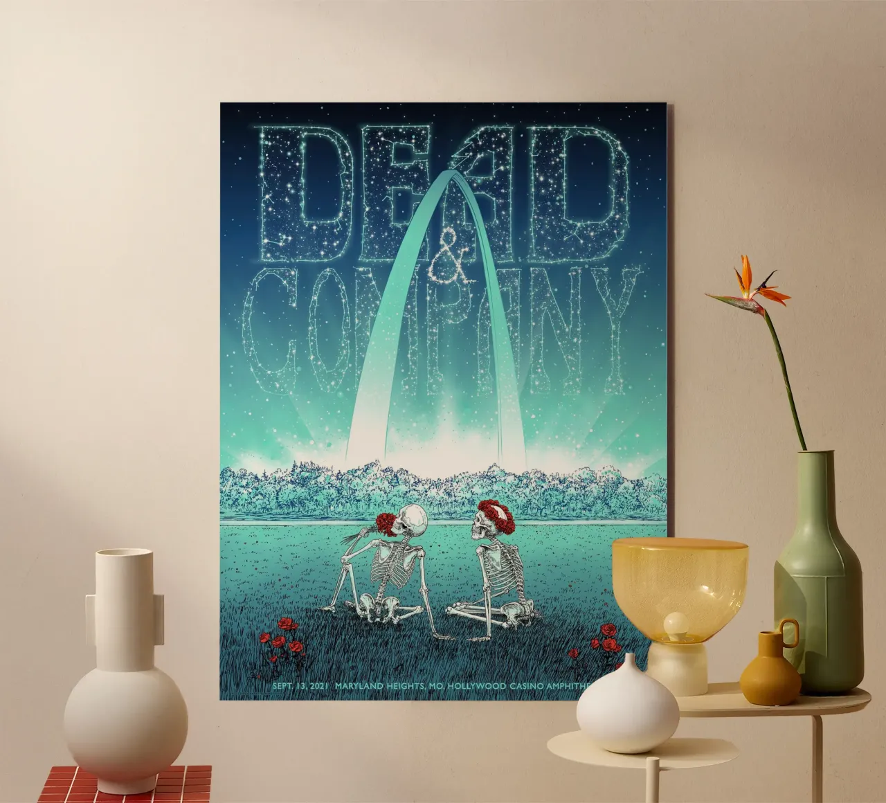 dead and company st louis 2021 alluminio dibond da martina