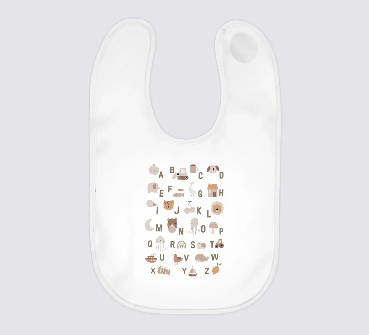 Simple Letters Babylätzchen von Kartenliebe