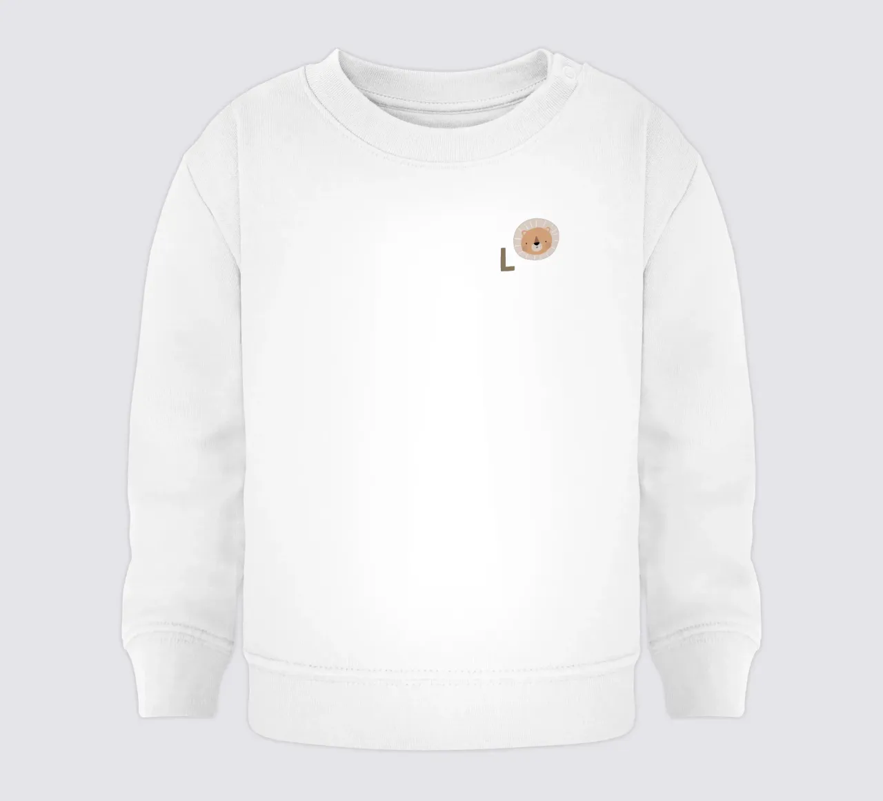 Simple Letters Baby Sweatshirt von Kartenliebe