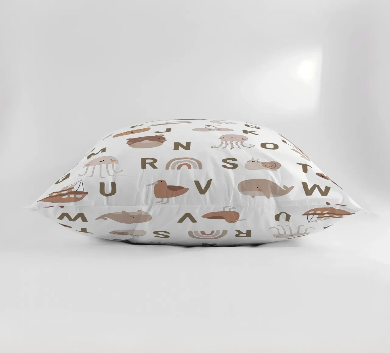 Simple Letters decorative cushion by Kartenliebe