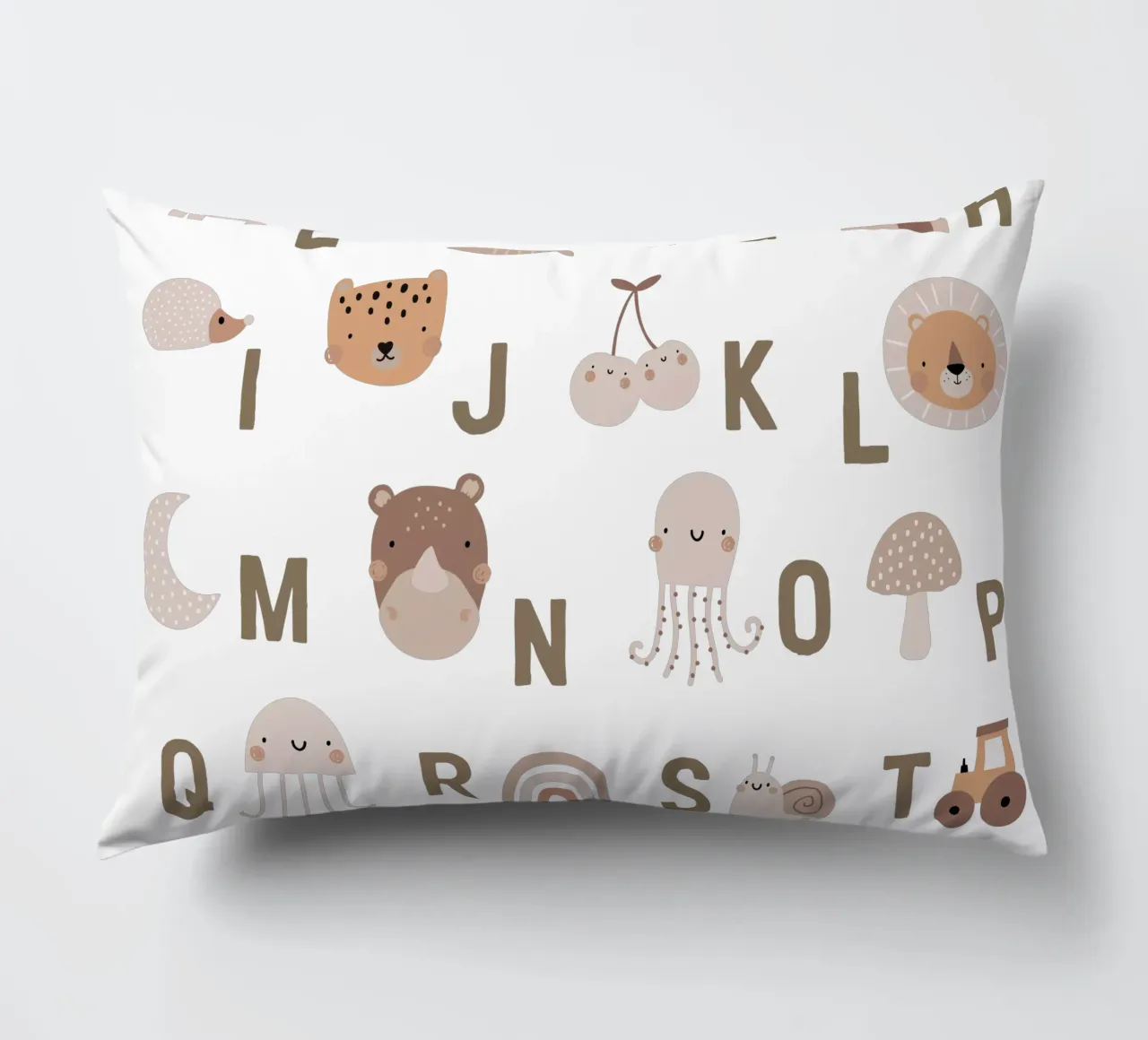 Simple Letters decorative cushion by Kartenliebe