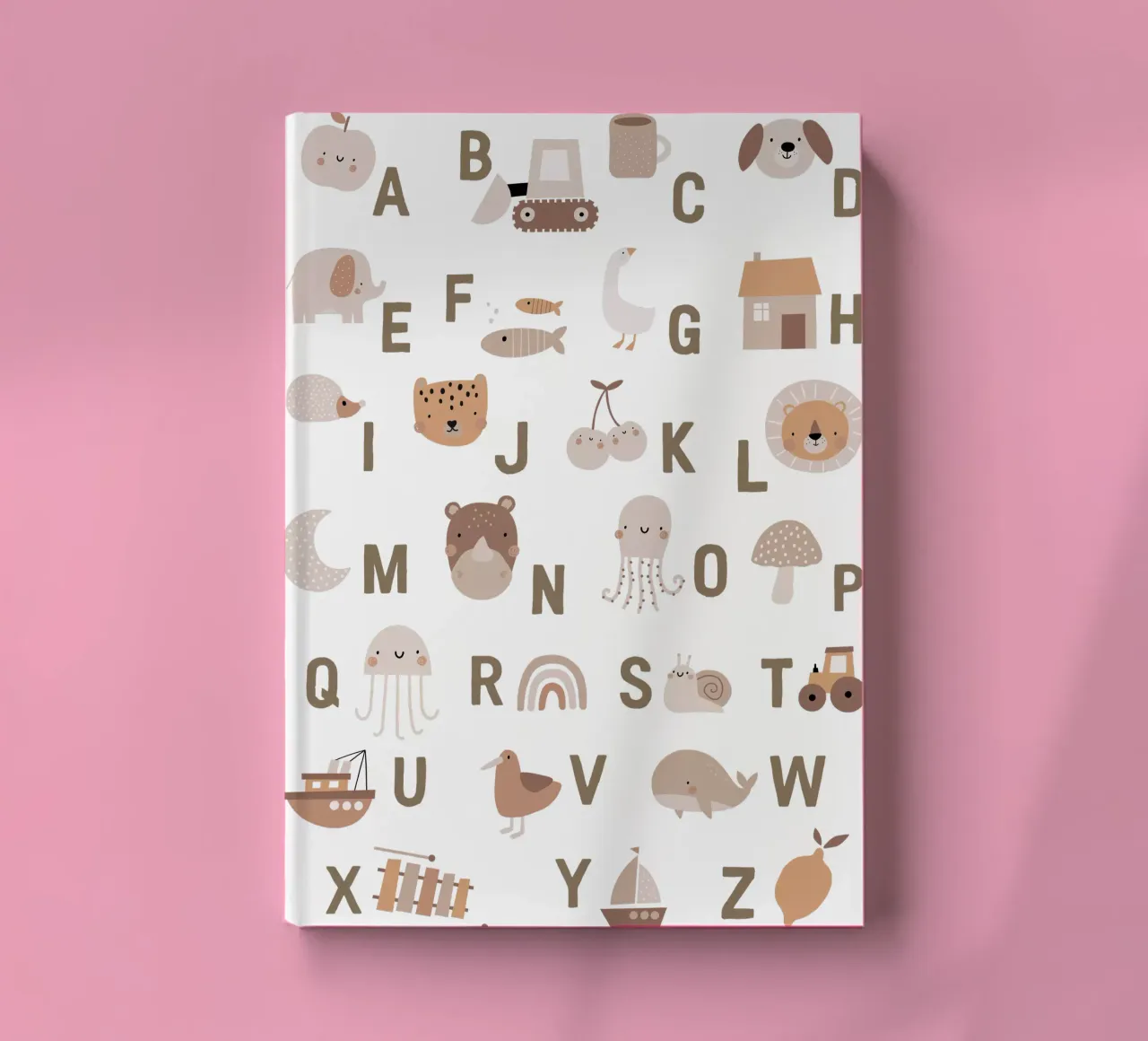 Simple Letters notebook by Kartenliebe
