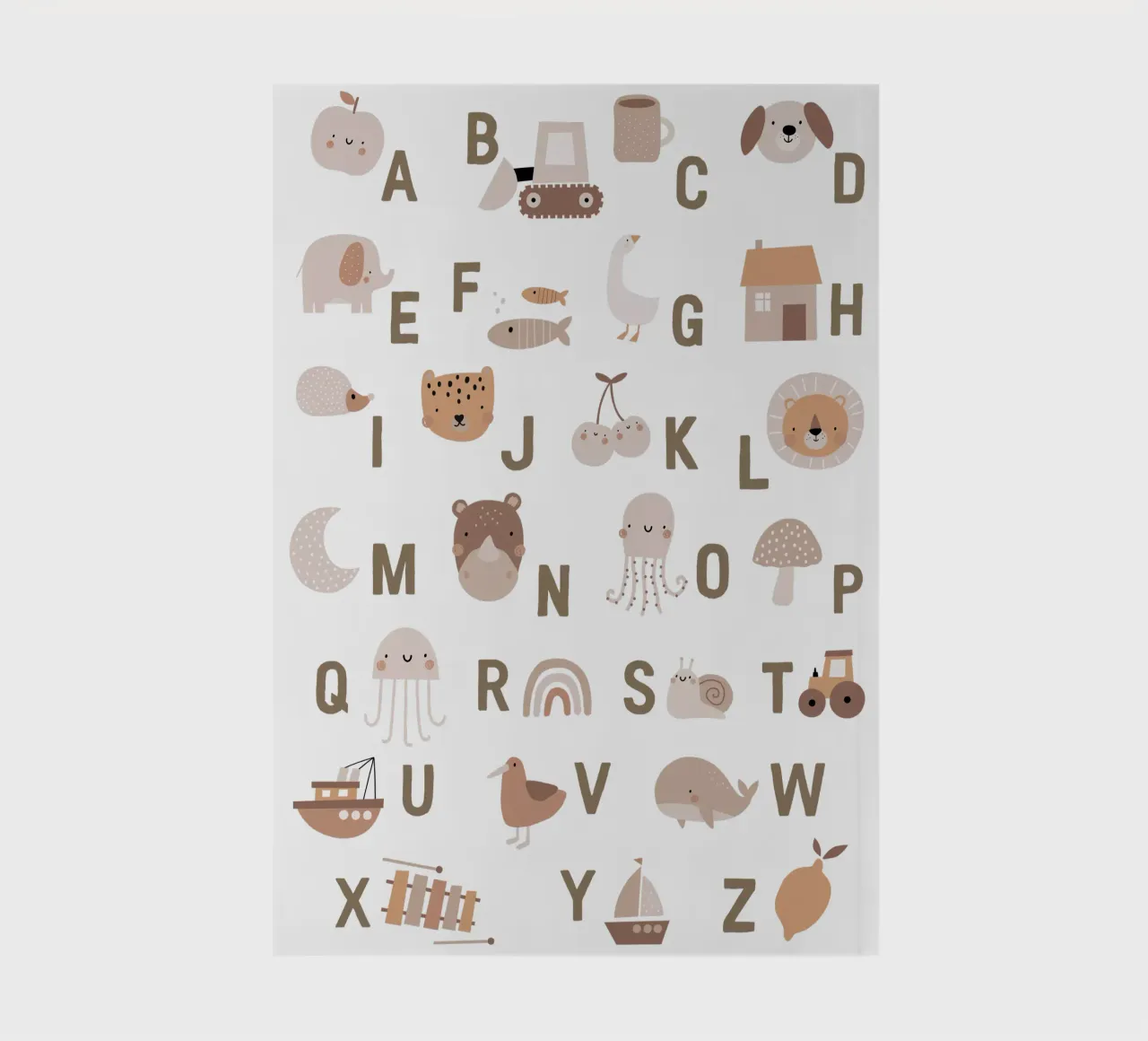 Simple Letters notebook by Kartenliebe