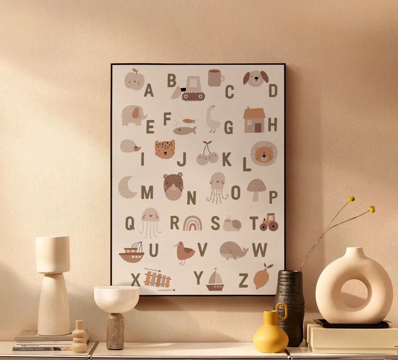 Simple Letters alluminio dibond da Kartenliebe