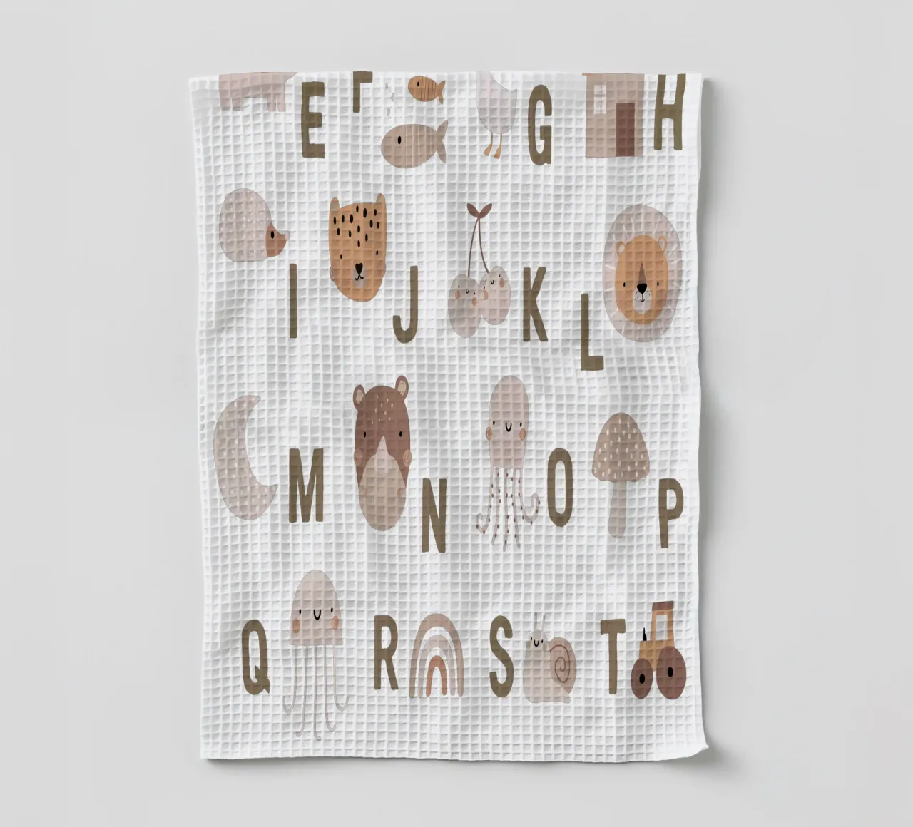 Simple Letters canovaccio da cucina da Kartenliebe