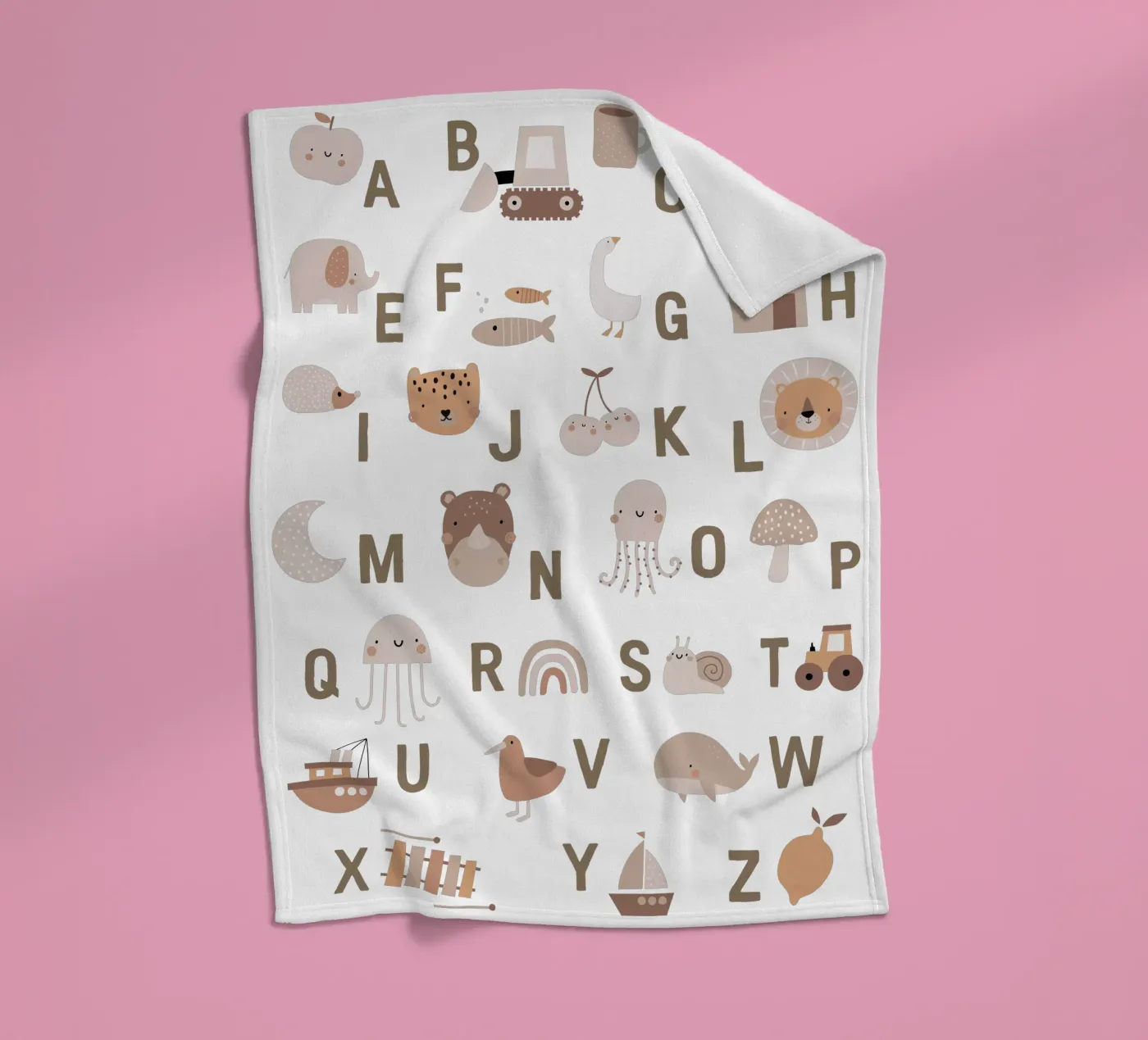 Simple Letters fleecedeken van Kartenliebe