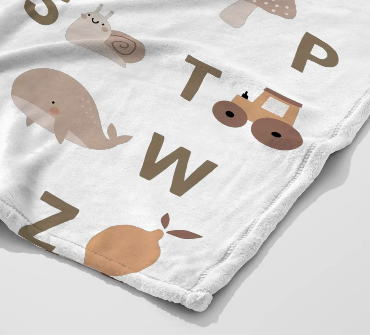 Simple Letters coperta in pile da Kartenliebe