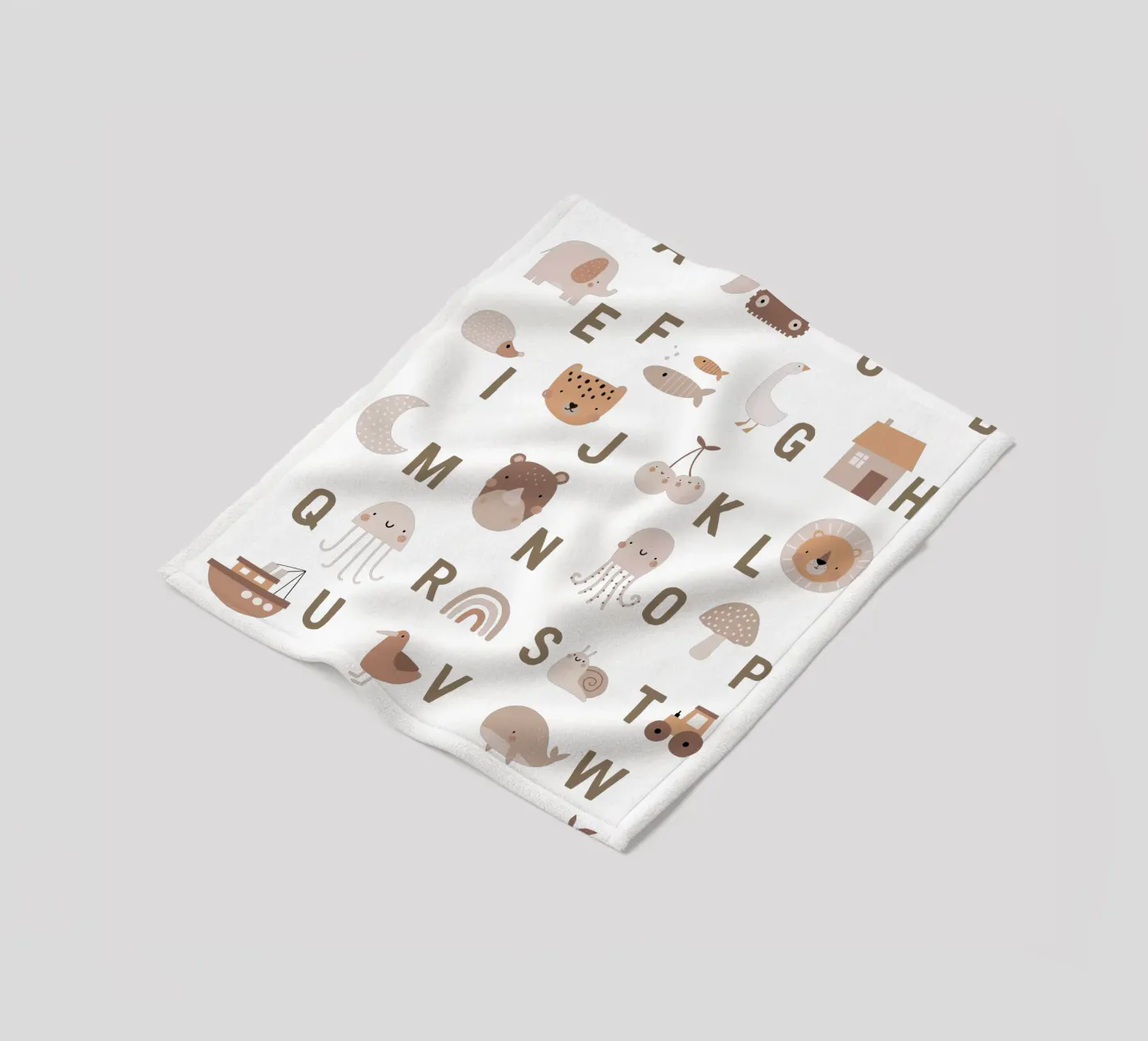 Simple Letters fleecedeken van Kartenliebe