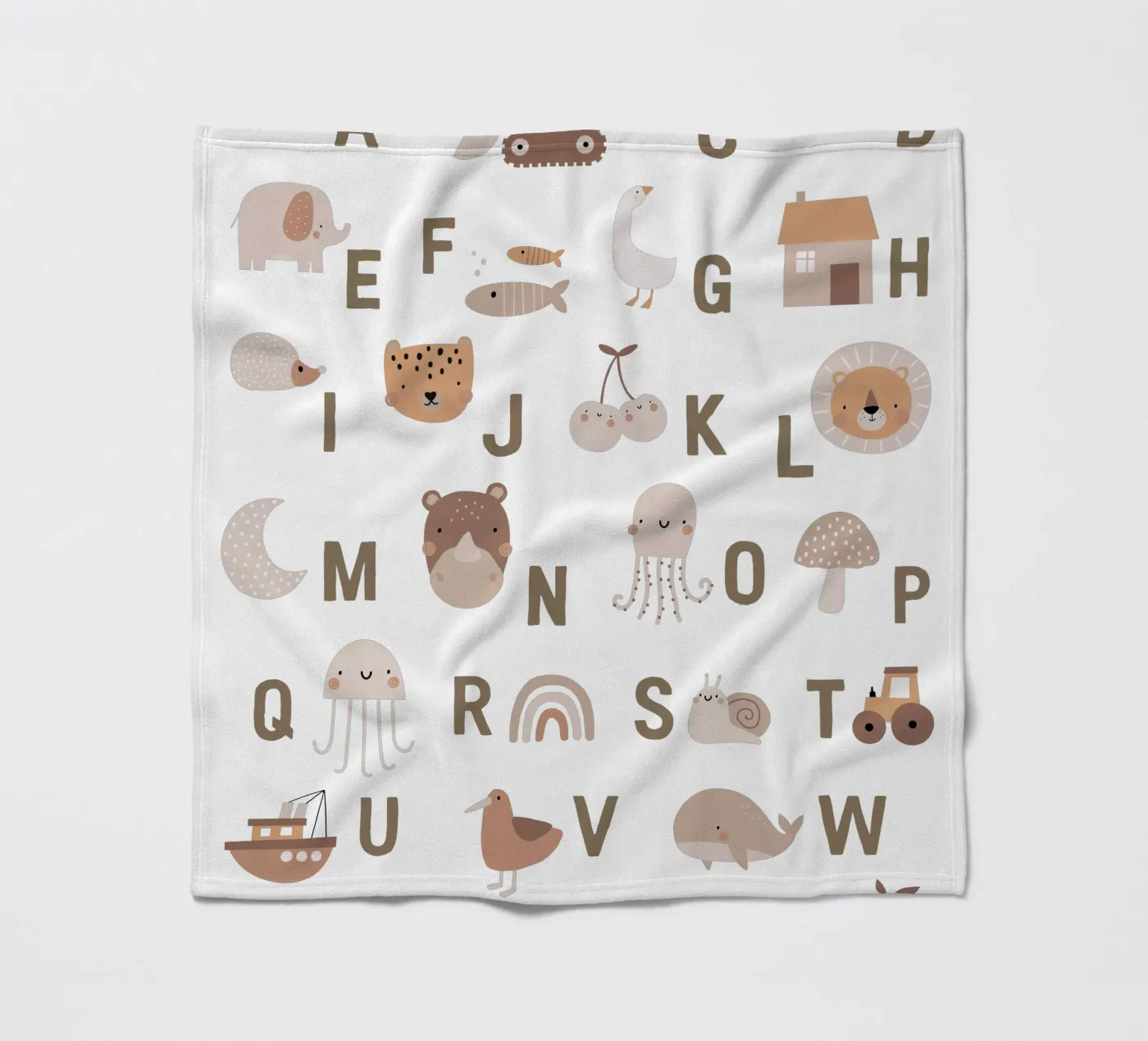 Simple Letters fleecedeken van Kartenliebe