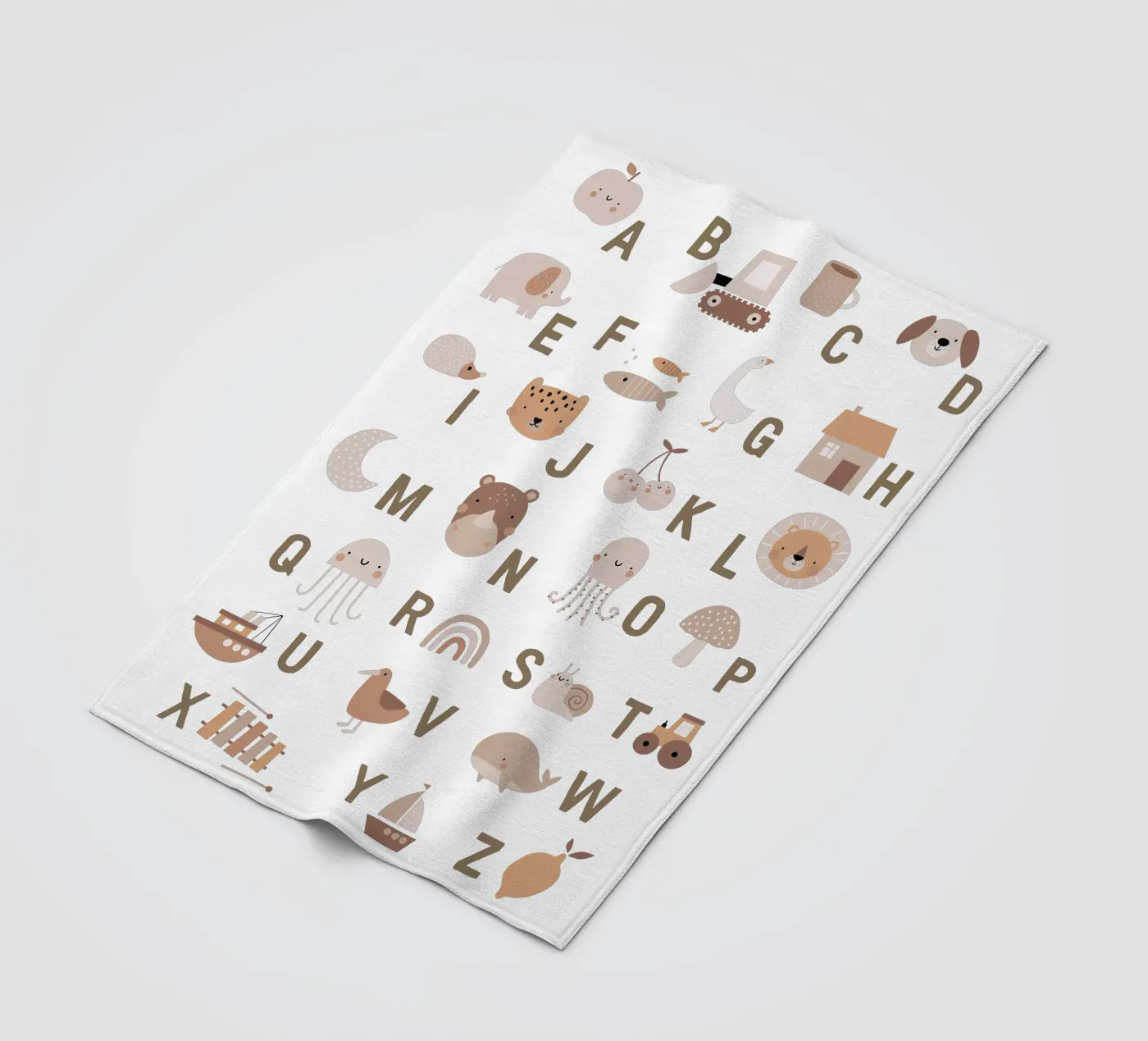 Simple Letters fleecedeken van Kartenliebe