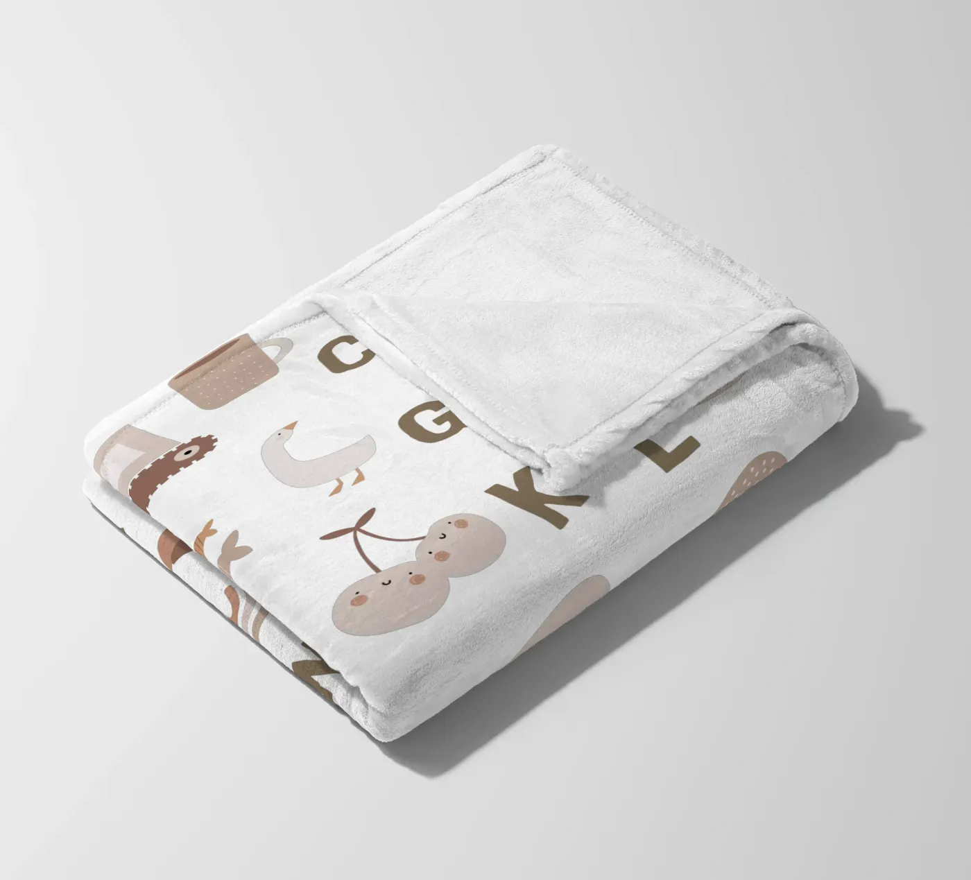 Simple Letters fleecedeken van Kartenliebe