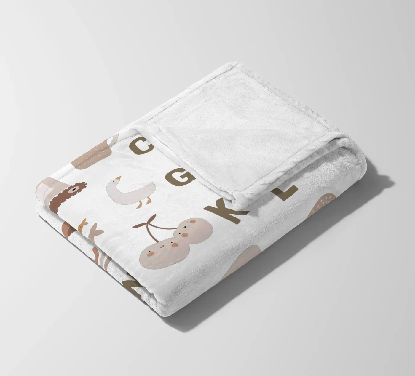 Simple Letters fleecedeken van Kartenliebe