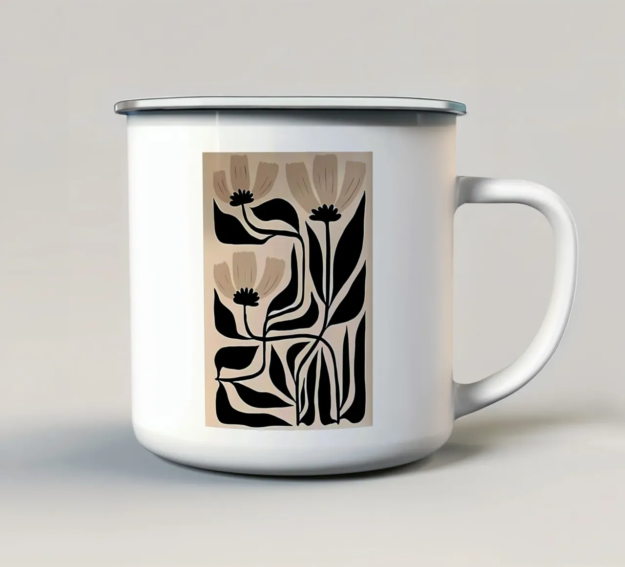 Fiore tazza in smalto da Daron