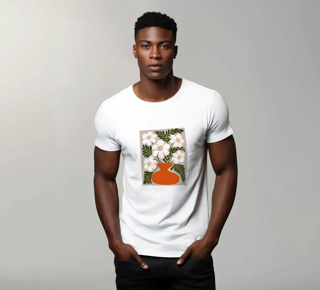 Fiori bianchi t-shirt da Daron