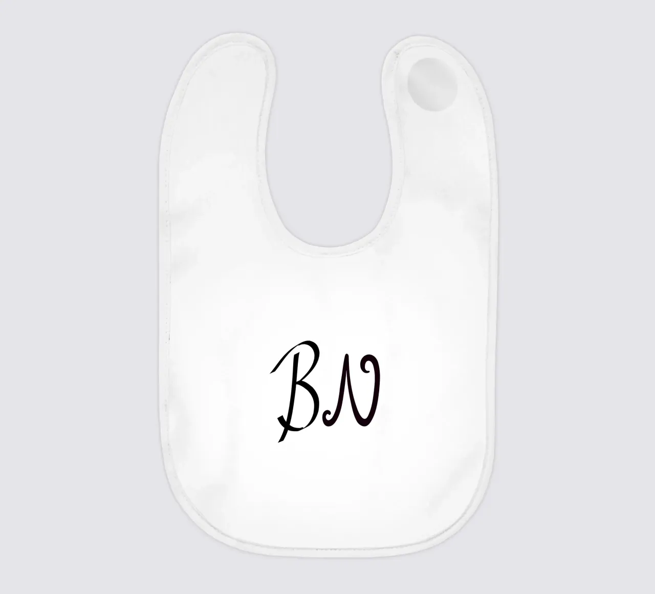 Poster con iniziali B N | Amore minimalista Deco bavaglino da StrindesignStudio