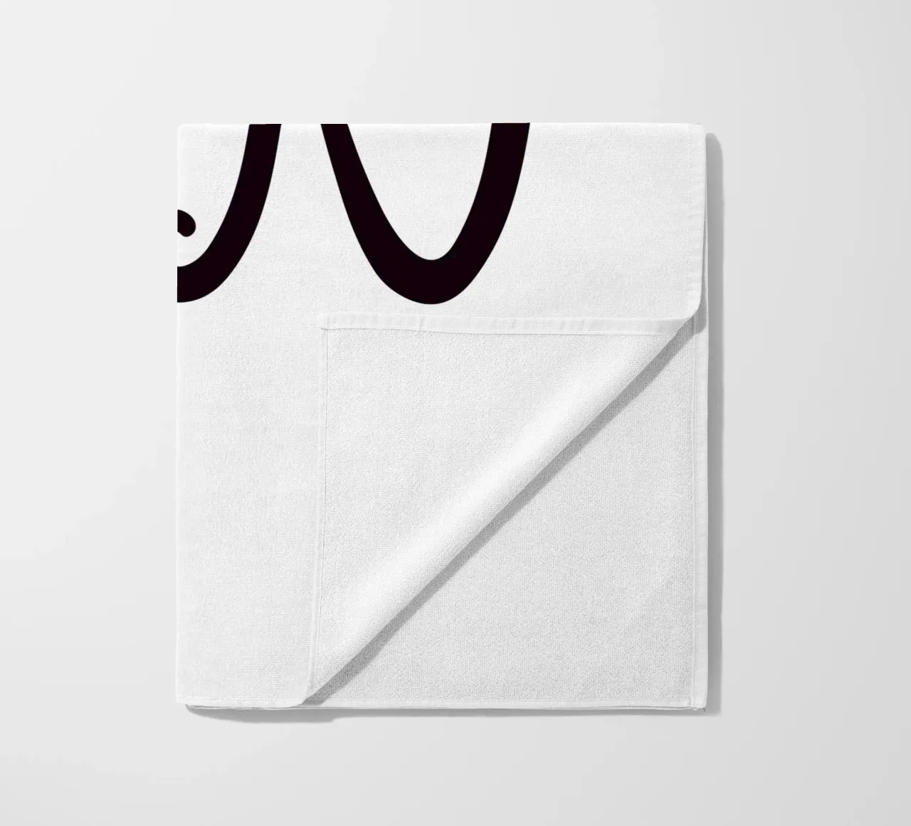 Poster con iniziali B N | Amore minimalista Deco telo mare da StrindesignStudio