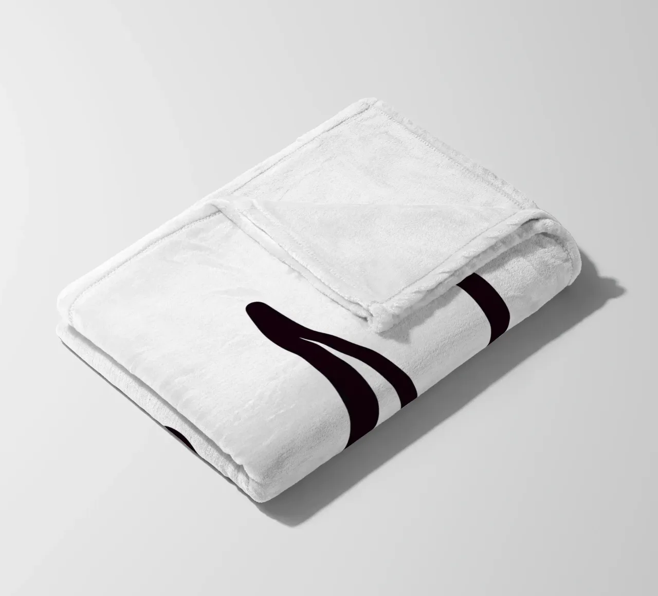 Poster con iniziali B N | Amore minimalista Deco coperta in pile da StrindesignStudio