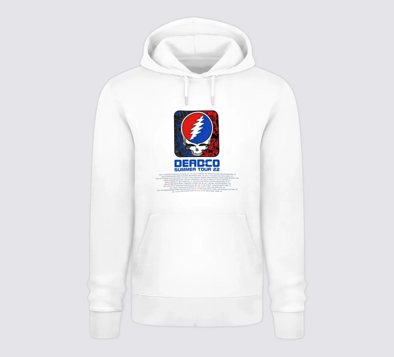 dead and company tour 2022 felpa con cappuccio da martina